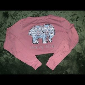 Ivory Ella long sleeve in blush